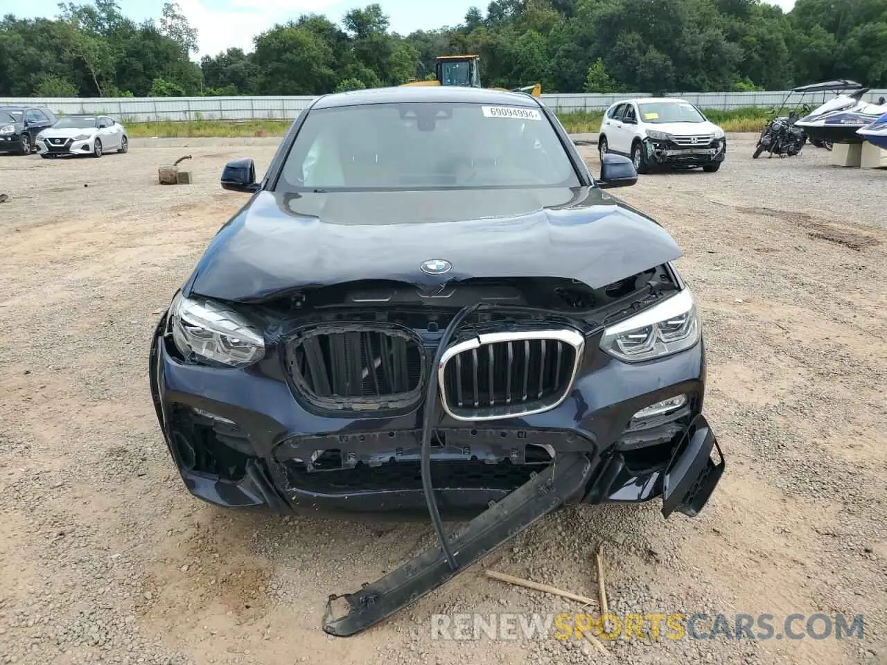 5 Photograph of a damaged car 5UXUJ3C51KLA58600 BMW X4 2019