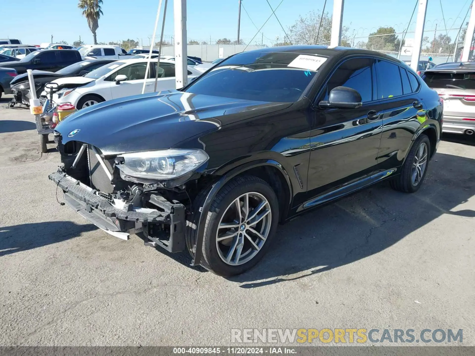 2 Photograph of a damaged car 5UXUJ3C52KLA58380 BMW X4 2019