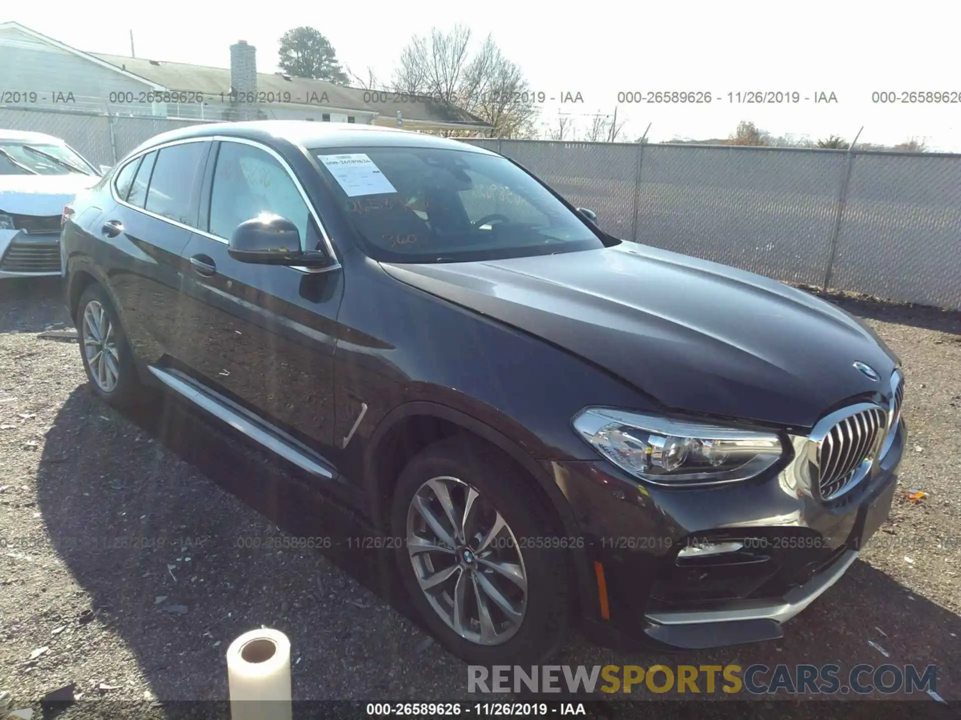 1 Photograph of a damaged car 5UXUJ3C52KLG52662 BMW X4 2019