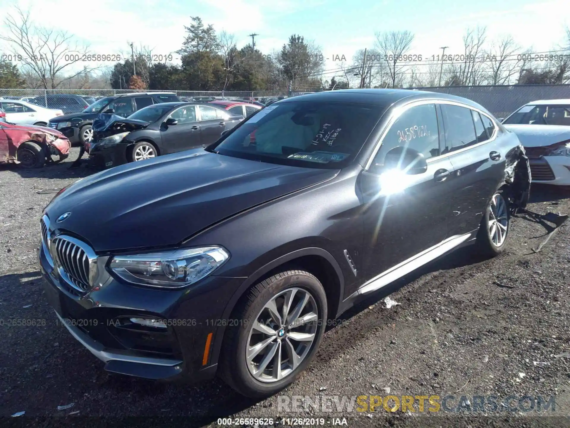 2 Photograph of a damaged car 5UXUJ3C52KLG52662 BMW X4 2019