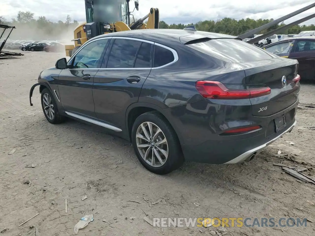 2 Photograph of a damaged car 5UXUJ3C52KLG53780 BMW X4 2019