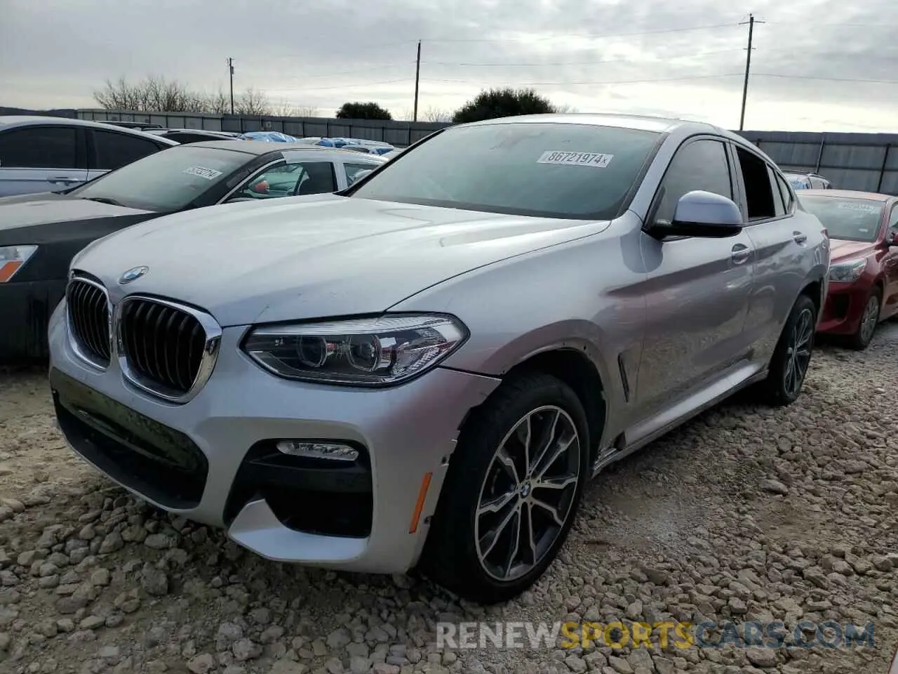 1 Photograph of a damaged car 5UXUJ3C55KLG54504 BMW X4 2019