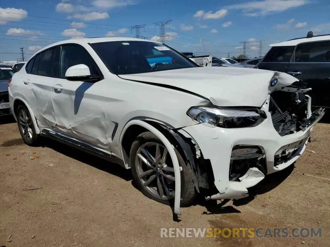 4 Photograph of a damaged car 5UXUJ3C55KLG54874 BMW X4 2019