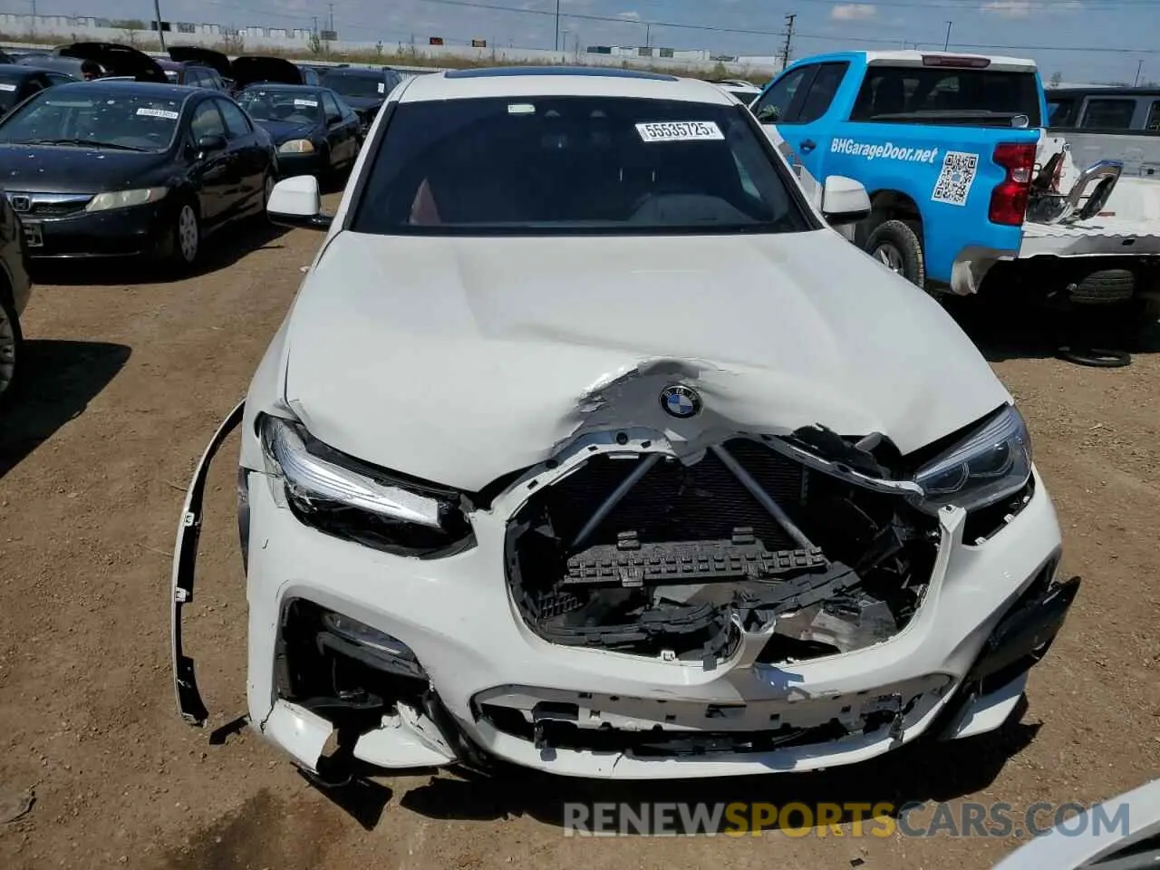 5 Photograph of a damaged car 5UXUJ3C55KLG54874 BMW X4 2019