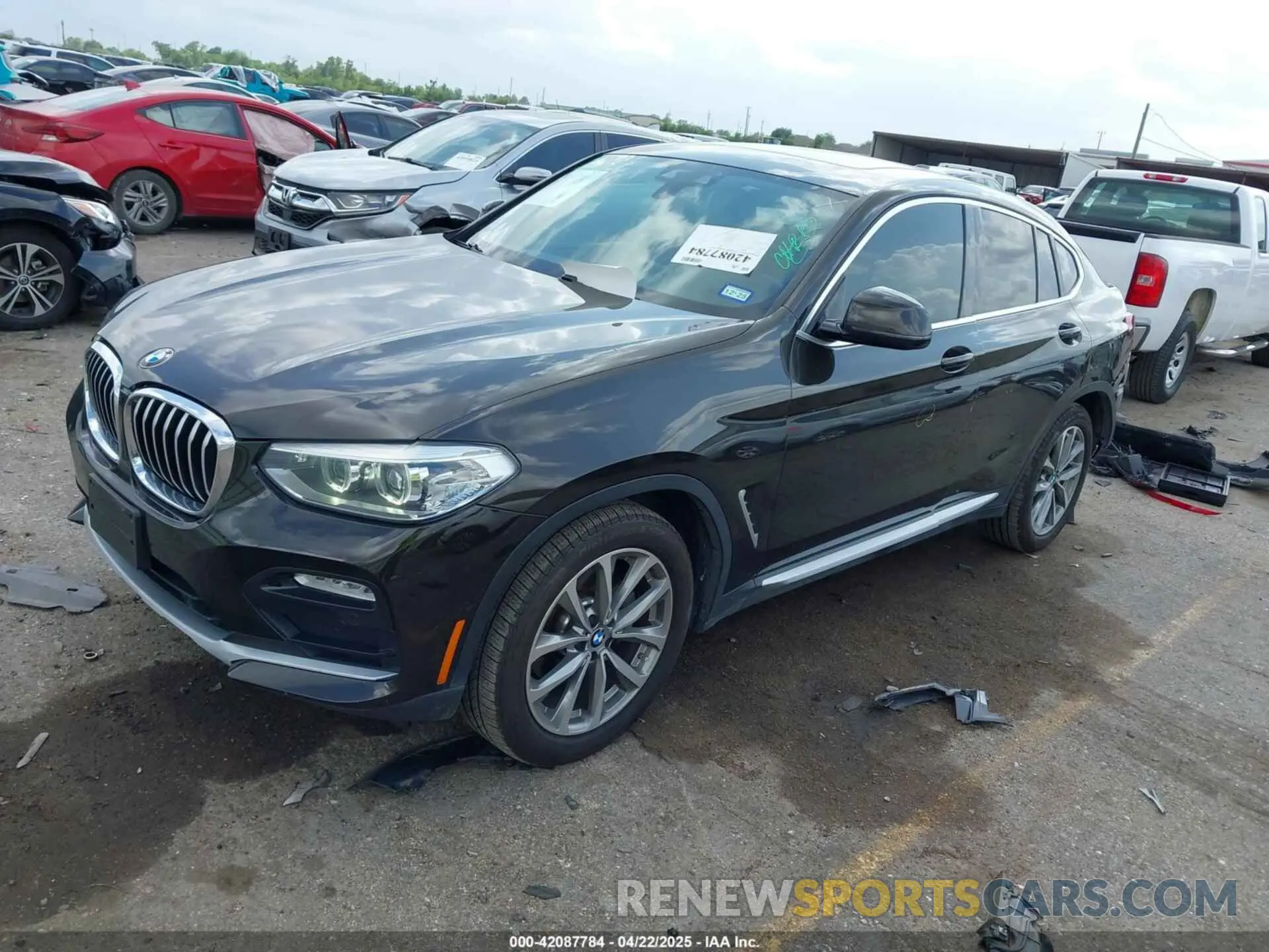 2 Photograph of a damaged car 5UXUJ3C57KLG53175 BMW X4 2019
