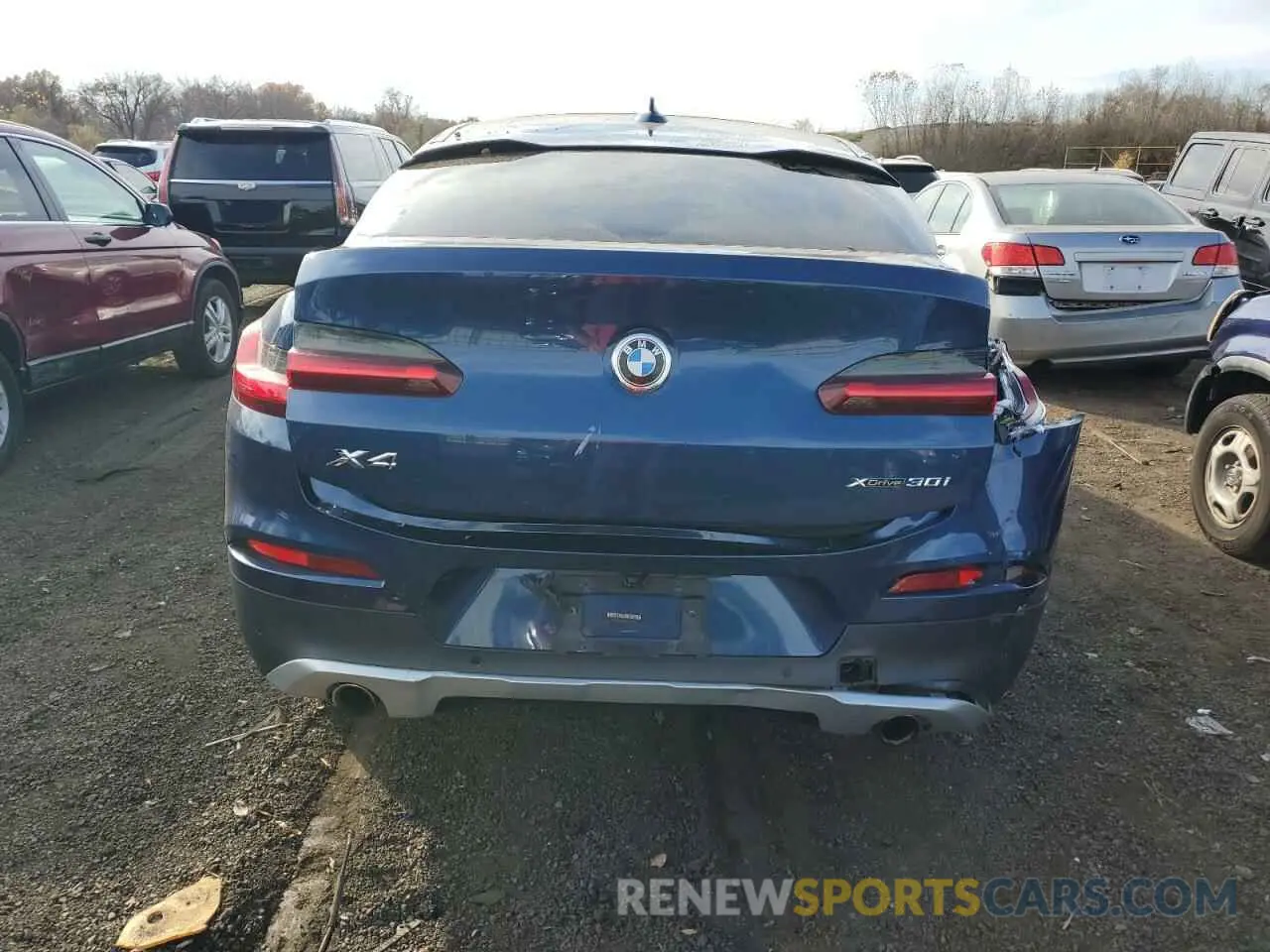 6 Photograph of a damaged car 5UXUJ3C58KLG52553 BMW X4 2019