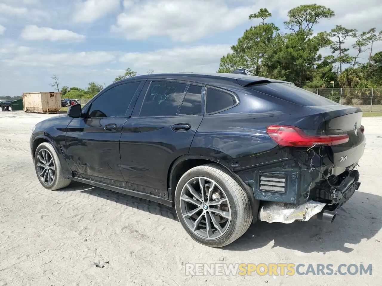 2 Photograph of a damaged car 5UXUJ3C59KLA58649 BMW X4 2019