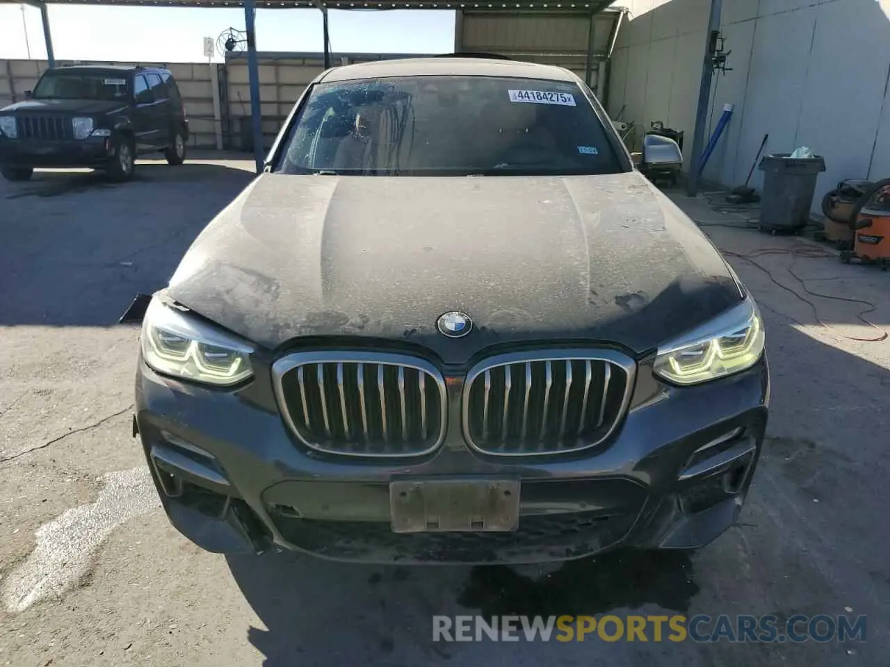 5 Photograph of a damaged car 5UXUJ5C50K9A33129 BMW X4 2019