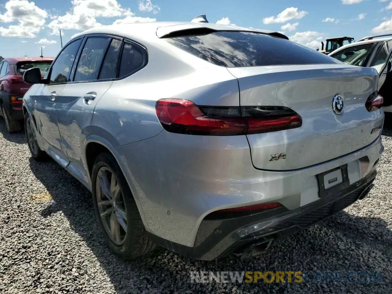 3 Photograph of a damaged car 5UXUJ5C50KLJ62830 BMW X4 2019