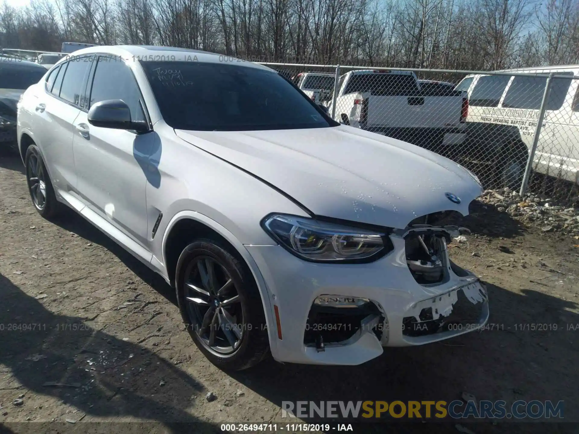 1 Photograph of a damaged car 5UXUJ5C51KLJ62433 BMW X4 2019