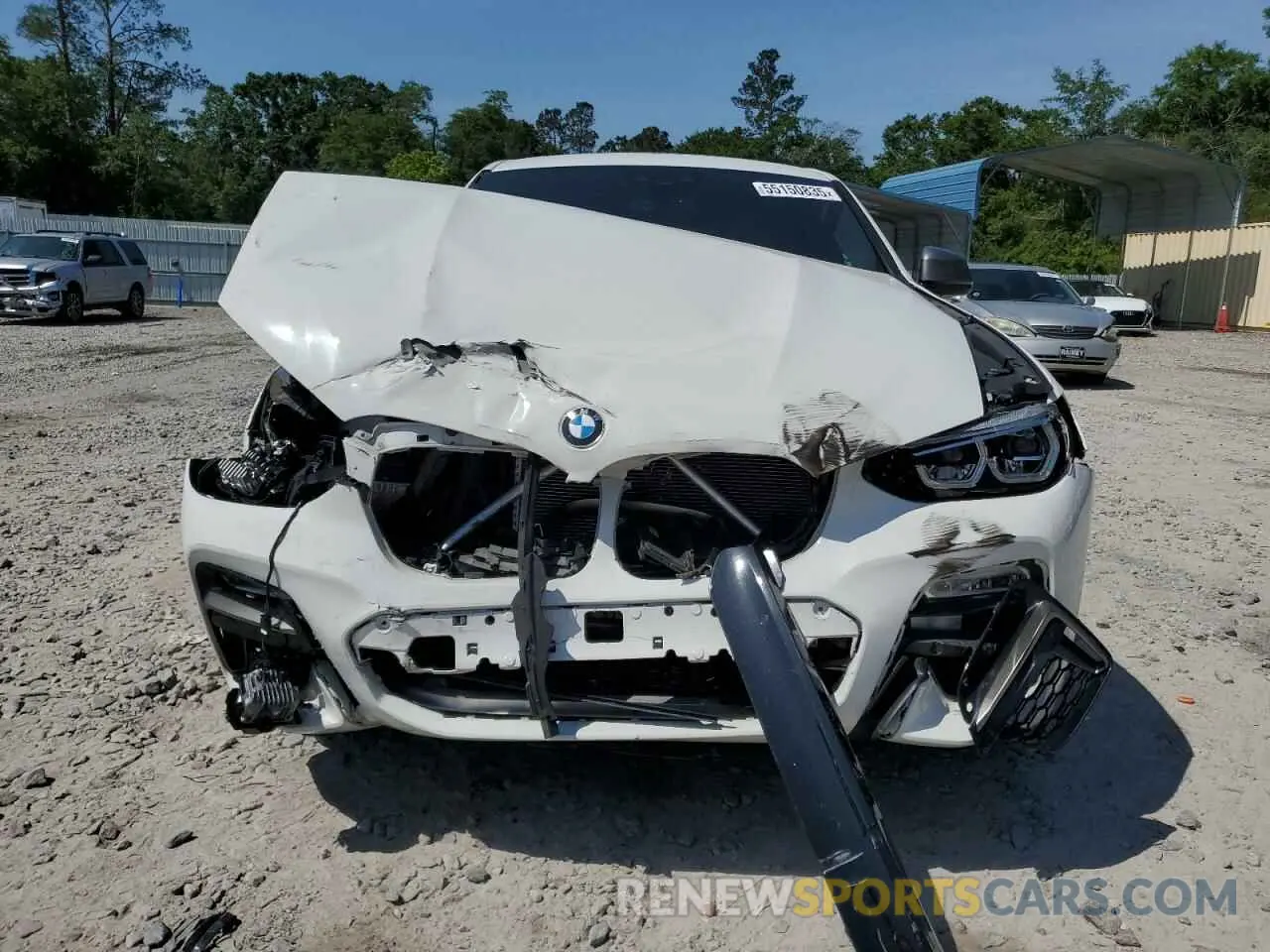 5 Photograph of a damaged car 5UXUJ5C57KLJ63215 BMW X4 2019