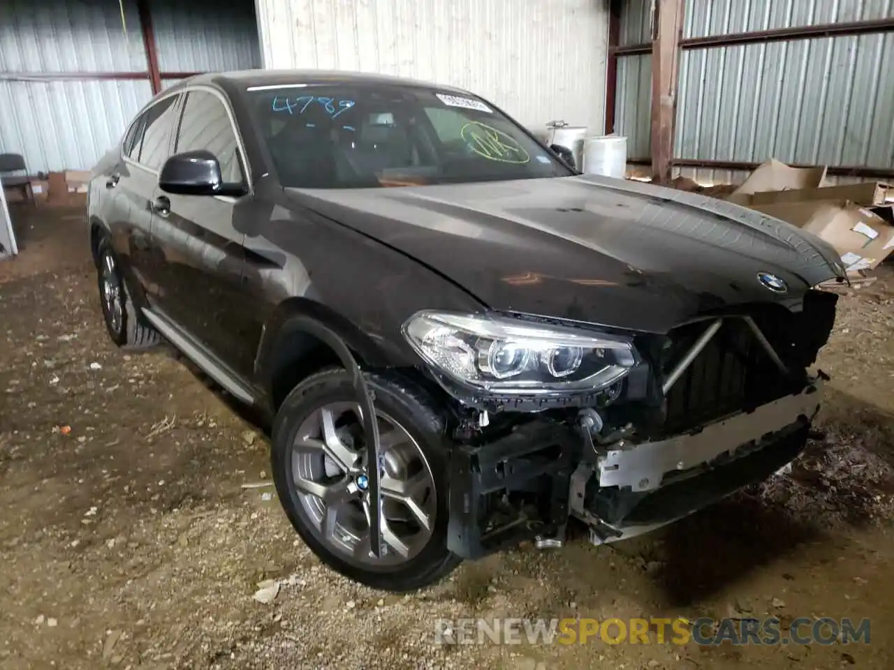 1 Photograph of a damaged car 5UX2V1C0XL9B83758 BMW X4 2020