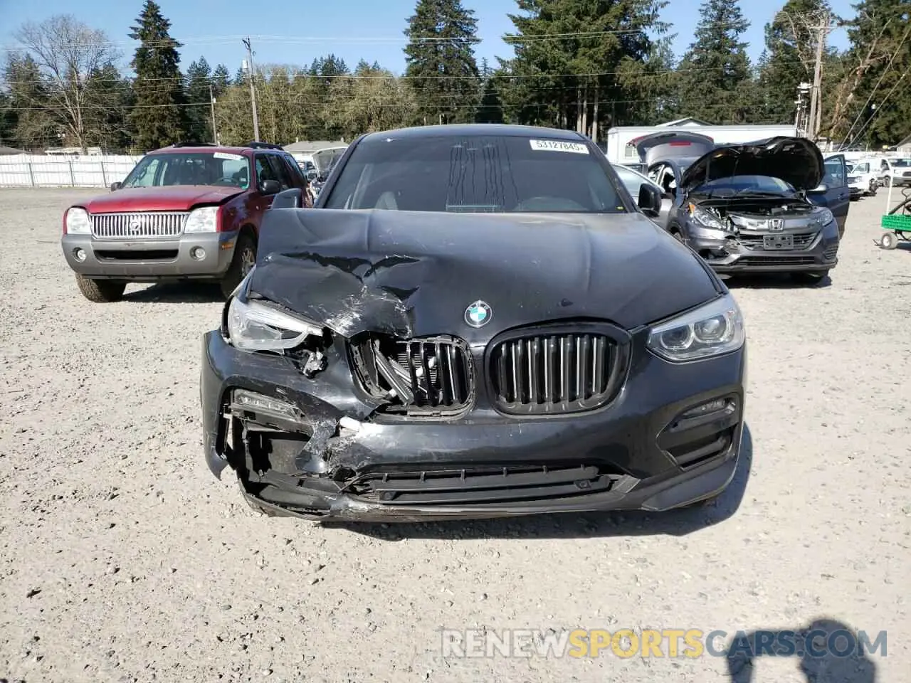5 Photograph of a damaged car 5UX2V1C07M9G91462 BMW X4 2021