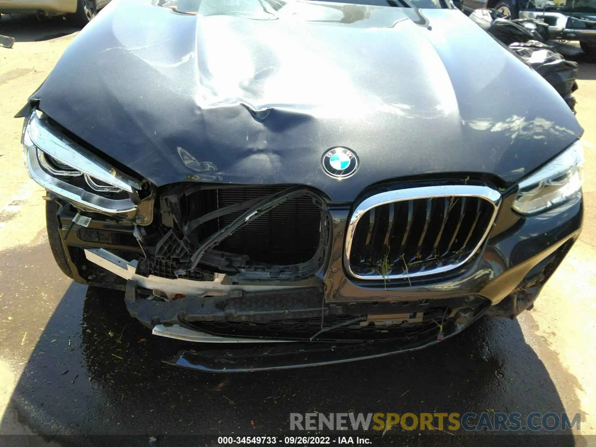 6 Photograph of a damaged car 5UX2V1C08M9F41313 BMW X4 2021