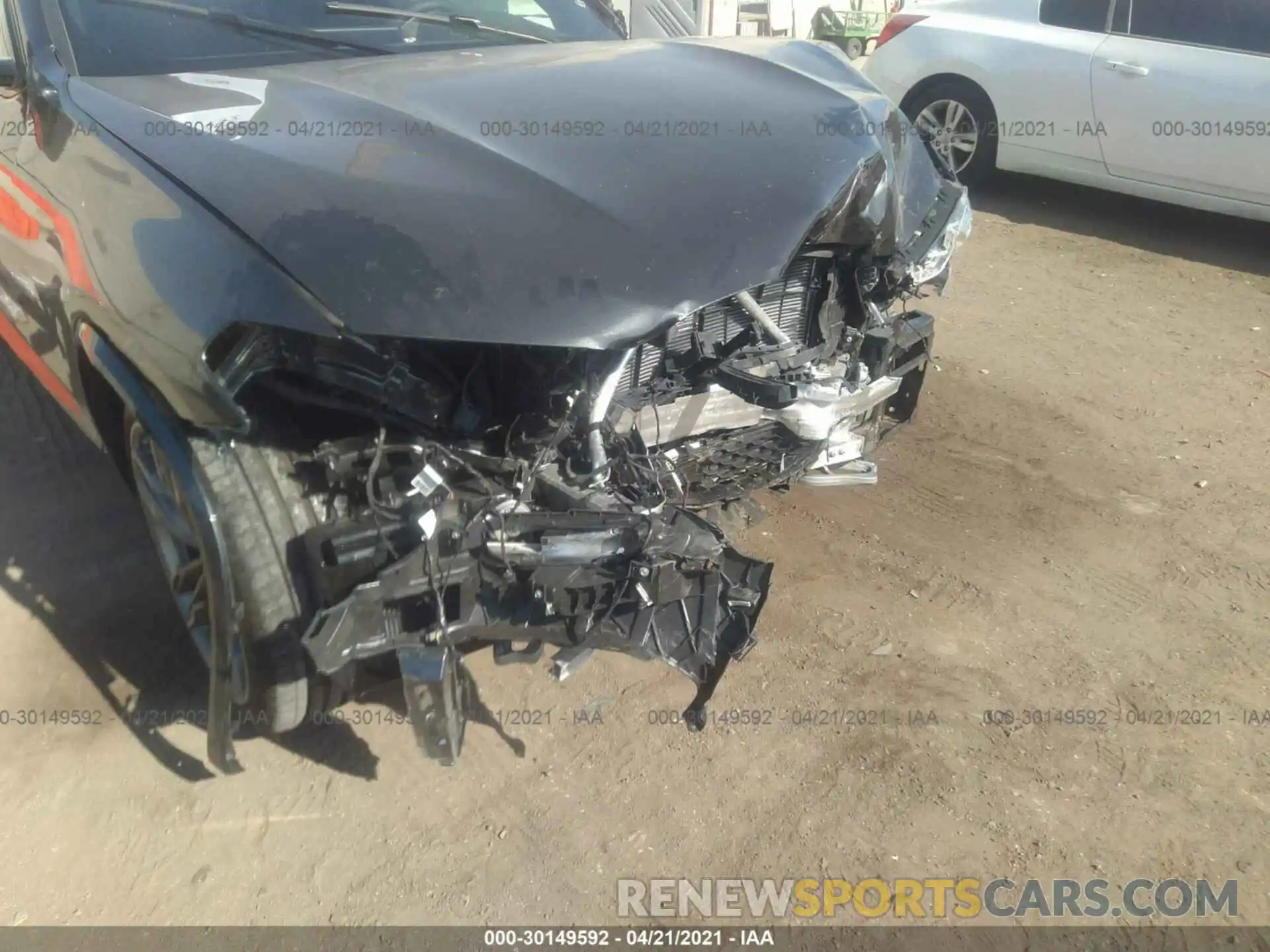 6 Photograph of a damaged car 5UX2V5C09M9E16263 BMW X4 2021