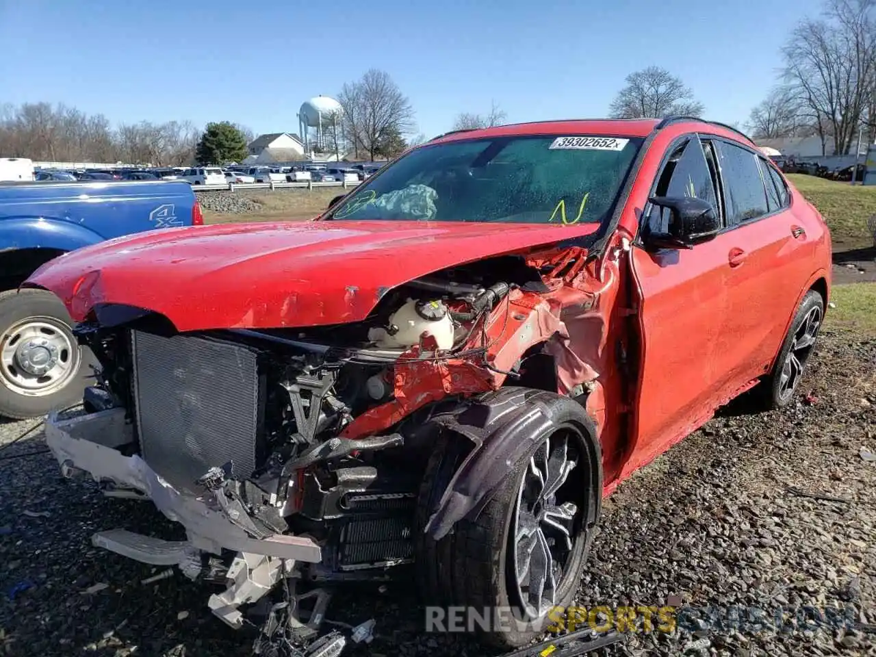 2 Photograph of a damaged car 5YMUJ0C03M9F29514 BMW X4 2021