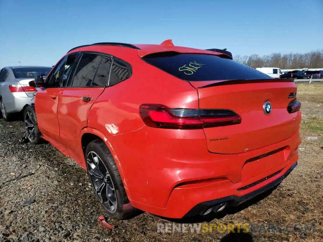 3 Photograph of a damaged car 5YMUJ0C03M9F29514 BMW X4 2021