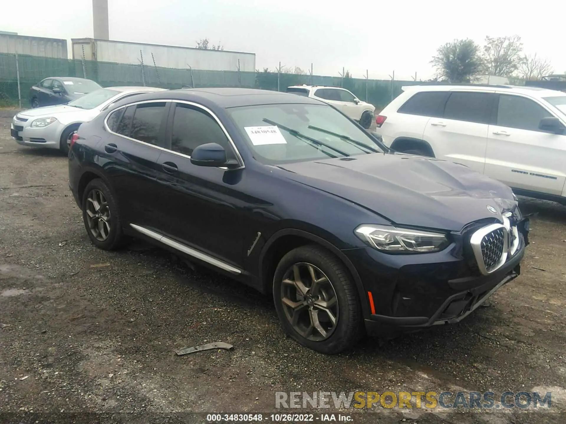 1 Photograph of a damaged car 5UX33DT04N9M15380 BMW X4 2022
