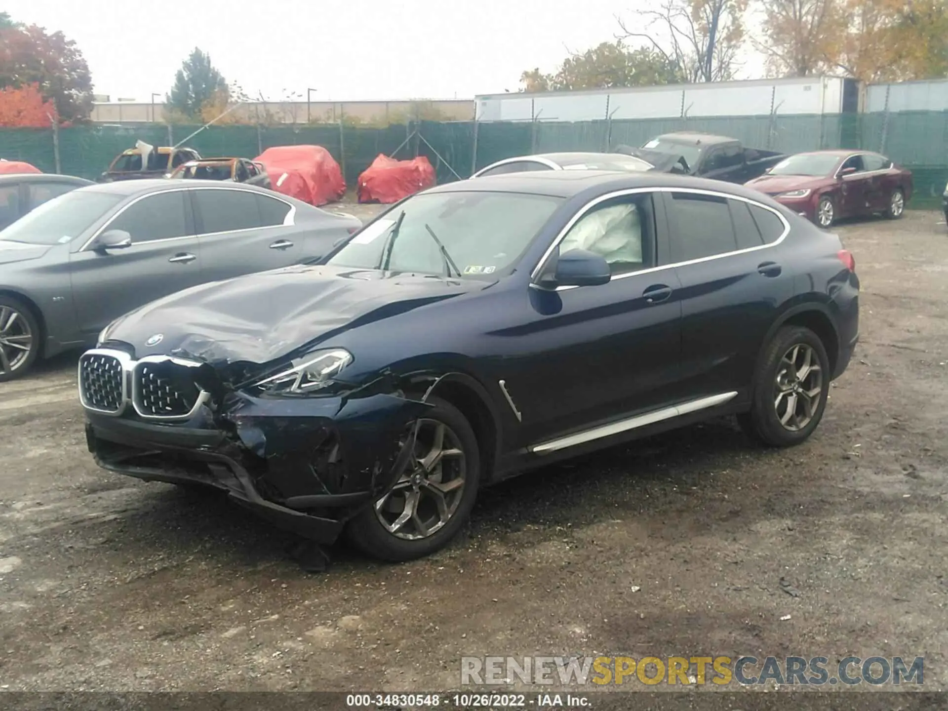 2 Photograph of a damaged car 5UX33DT04N9M15380 BMW X4 2022