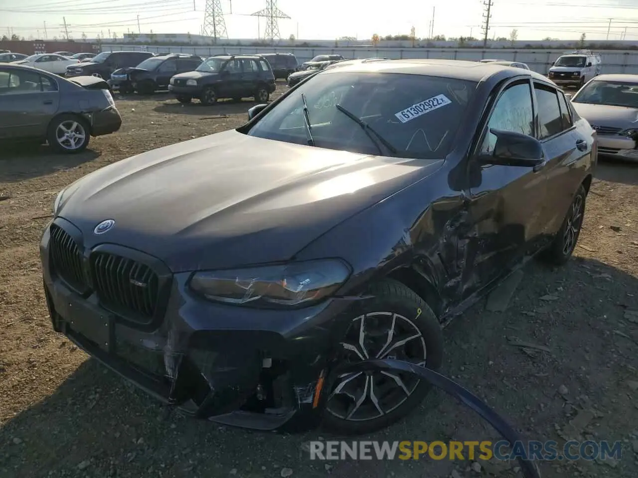 2 Photograph of a damaged car 5UX43DT01N9M51175 BMW X4 2022