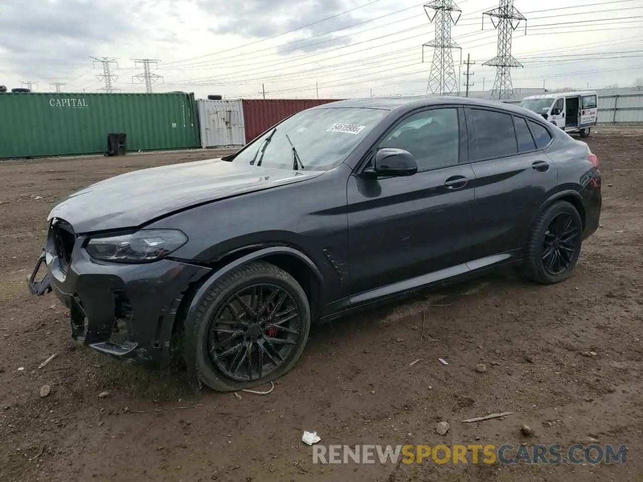 1 Photograph of a damaged car 5UX43DT03N9M49167 BMW X4 2022