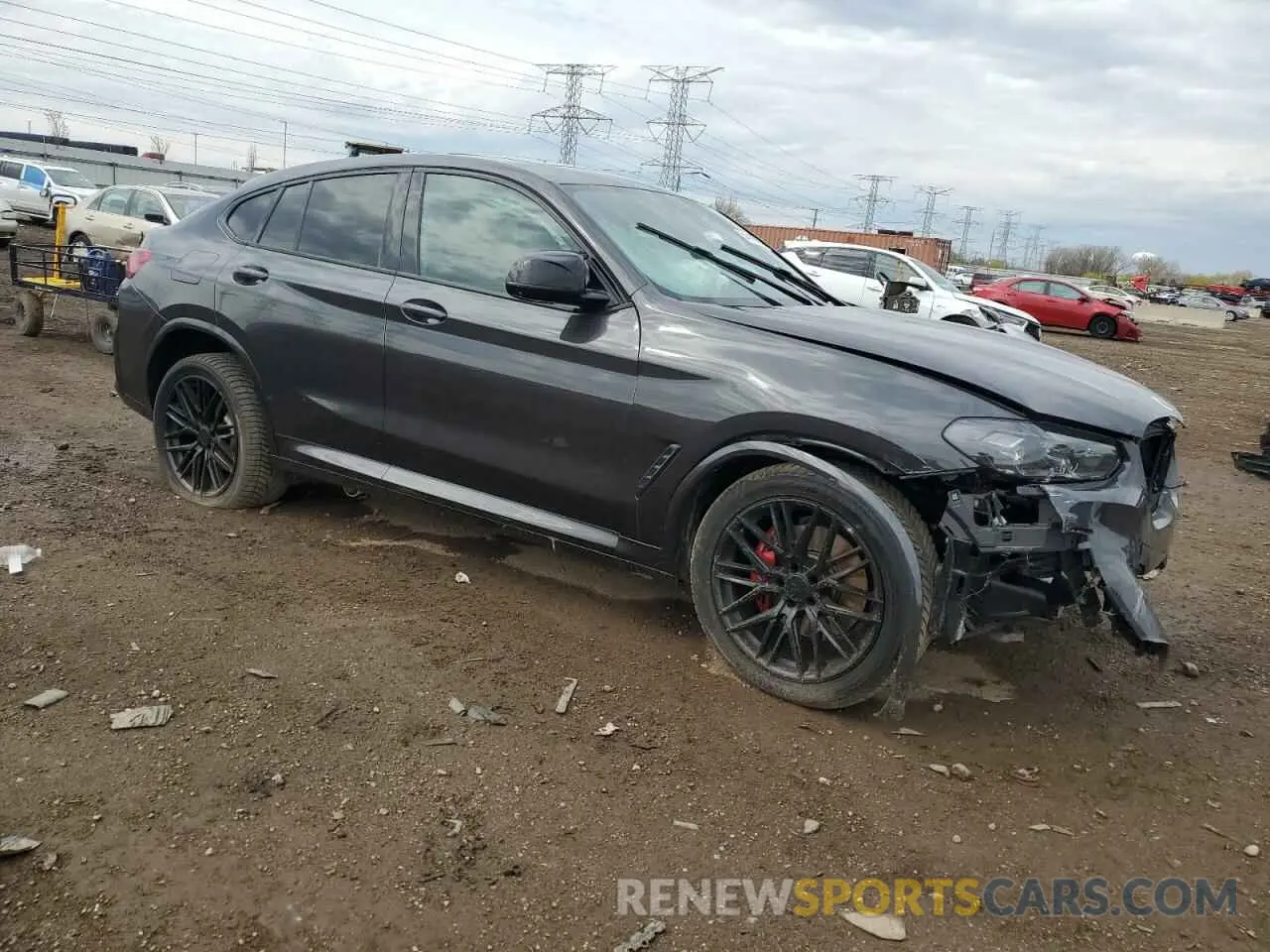 4 Photograph of a damaged car 5UX43DT03N9M49167 BMW X4 2022