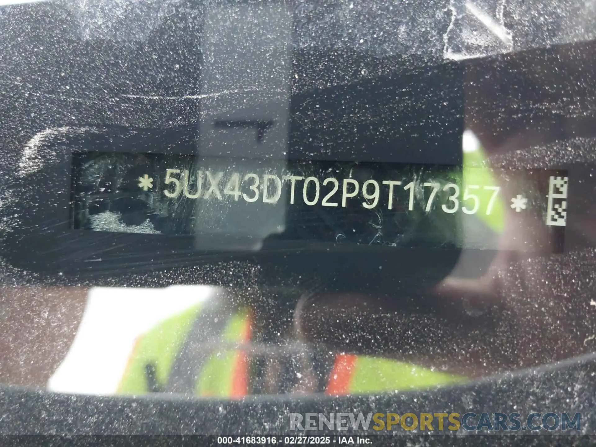 9 Photograph of a damaged car 5UX43DT02P9T17357 BMW X4 2023