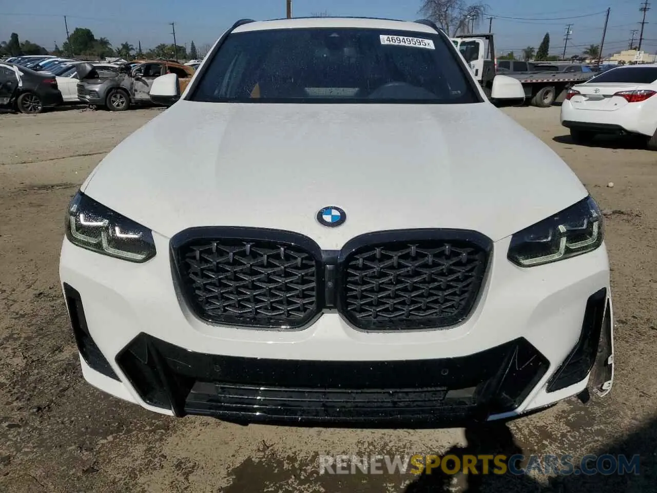5 Photograph of a damaged car 5UX33DT09R9W50136 BMW X4 2024