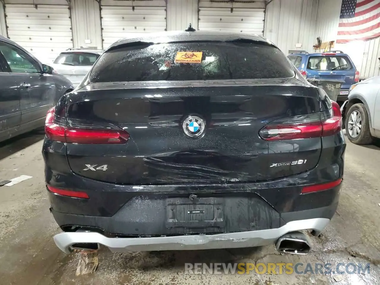6 Photograph of a damaged car 5UX33DT09R9W80897 BMW X4 2024