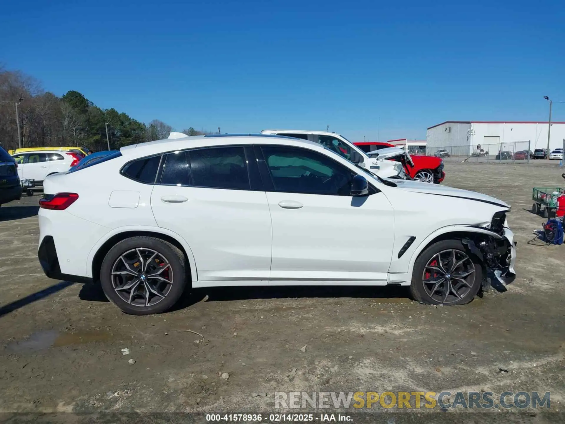 13 Photograph of a damaged car 5UX43DT00R9W43645 BMW X4 2024