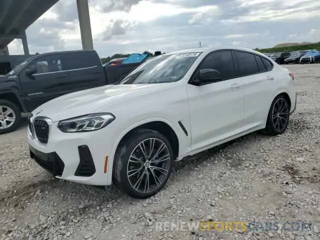 1 Photograph of a damaged car 5UX43DT02R9X54021 BMW X4 2024