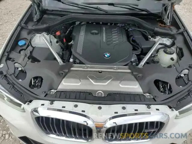 12 Photograph of a damaged car 5UX43DT02R9X54021 BMW X4 2024