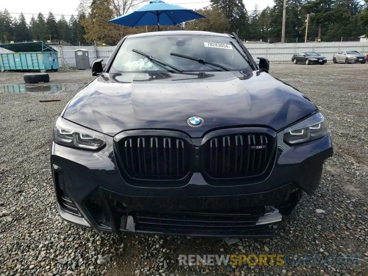 5 Photograph of a damaged car 5UX43DT07R9W67330 BMW X4 2024