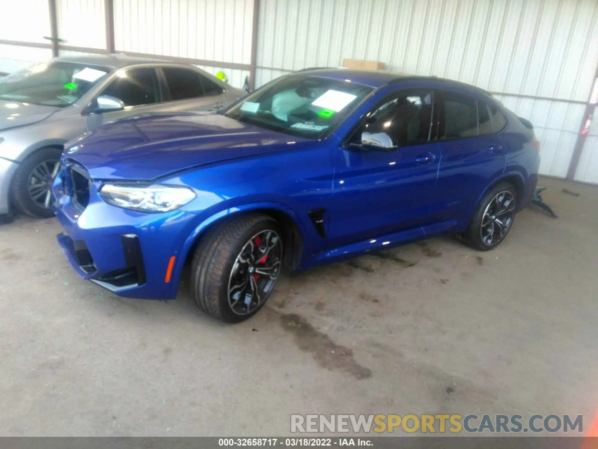 2 Photograph of a damaged car 5YM23EC09N9J46495 BMW X4 M 2022