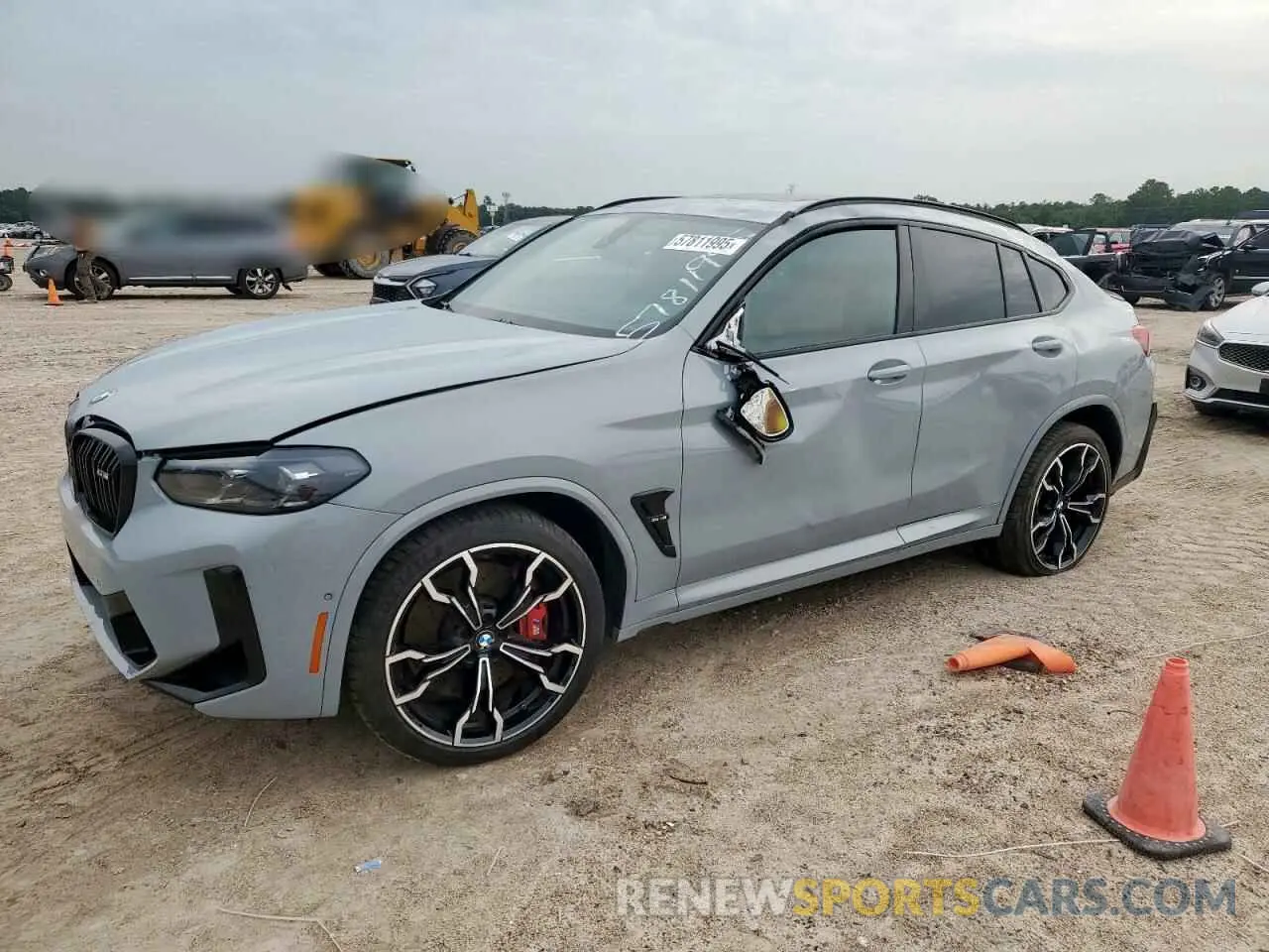 1 Photograph of a damaged car 5YM23EC04R9X37341 BMW X4 M 2024