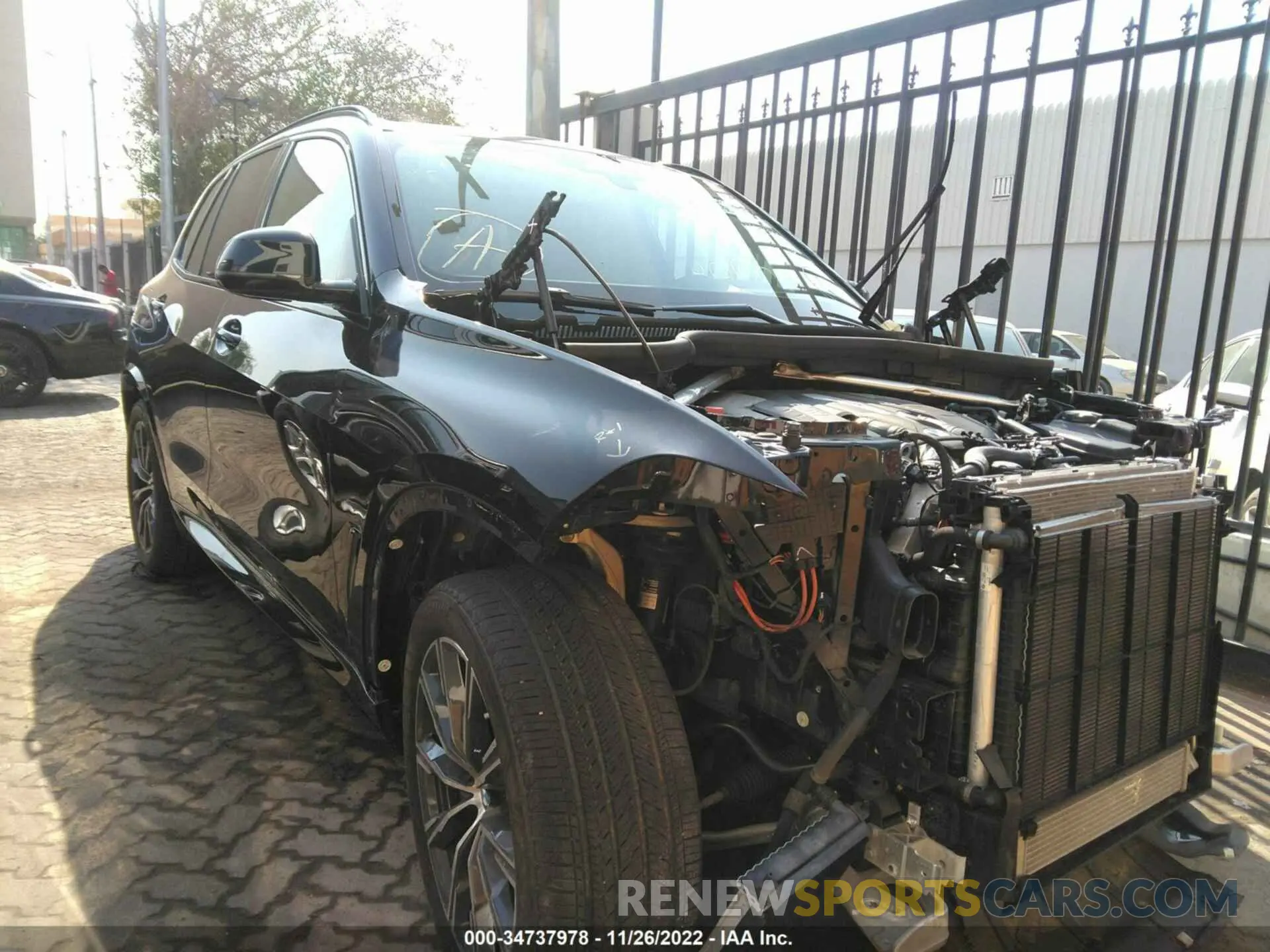 1 Photograph of a damaged car 00XJU2C5XKLN67280 BMW X5 2019