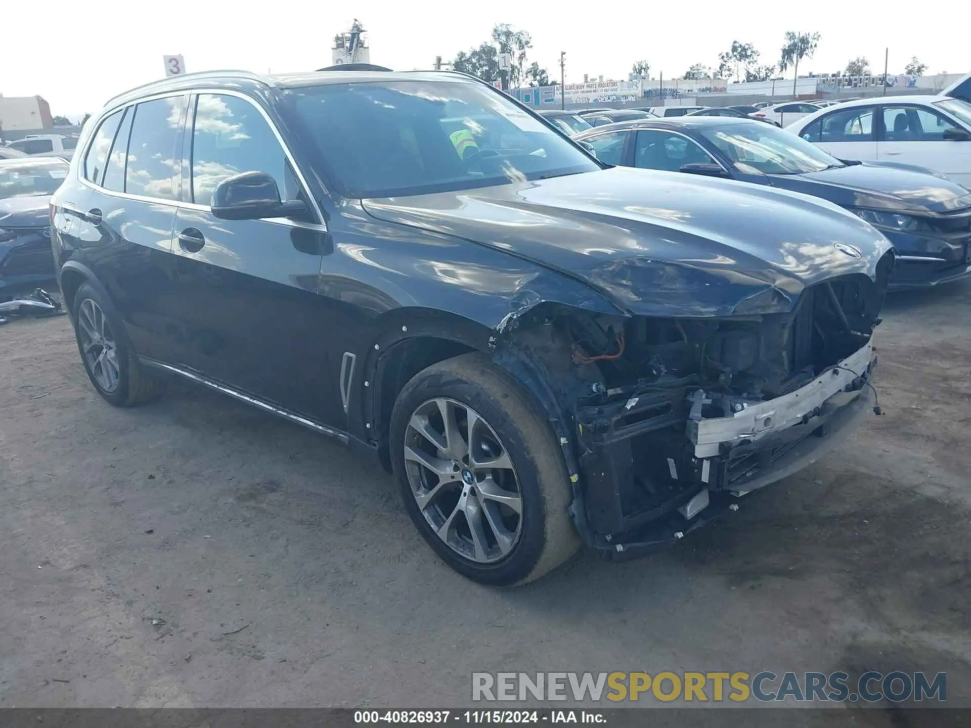 1 Photograph of a damaged car 5UXCR6C54KLL00816 BMW X5 2019