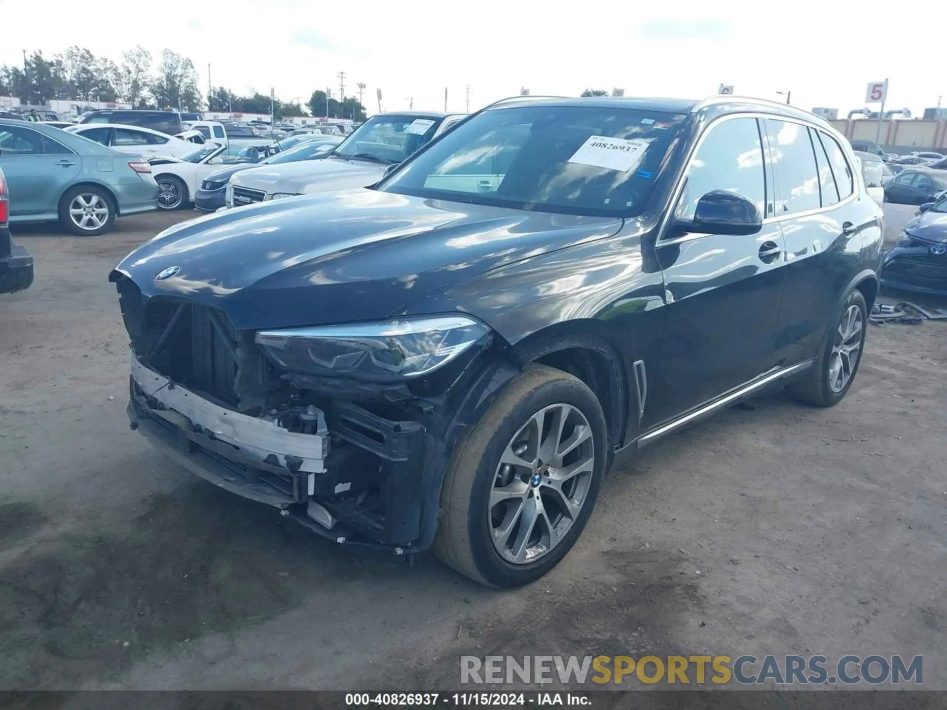 2 Photograph of a damaged car 5UXCR6C54KLL00816 BMW X5 2019
