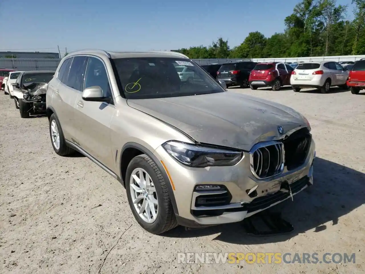 1 Photograph of a damaged car 5UXCR6C54KLL31175 BMW X5 2019