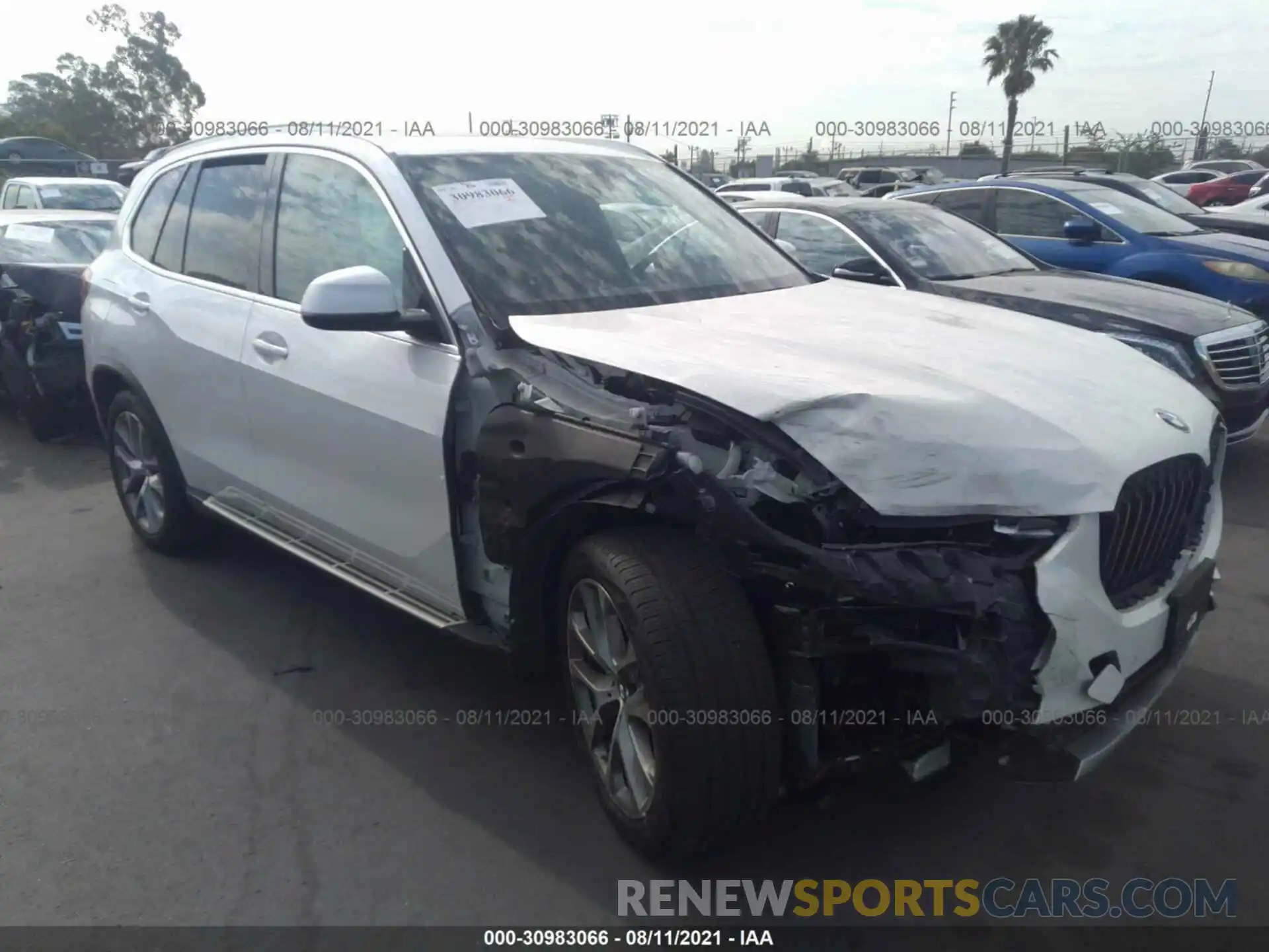 1 Photograph of a damaged car 5UXCR6C54KLL34013 BMW X5 2019