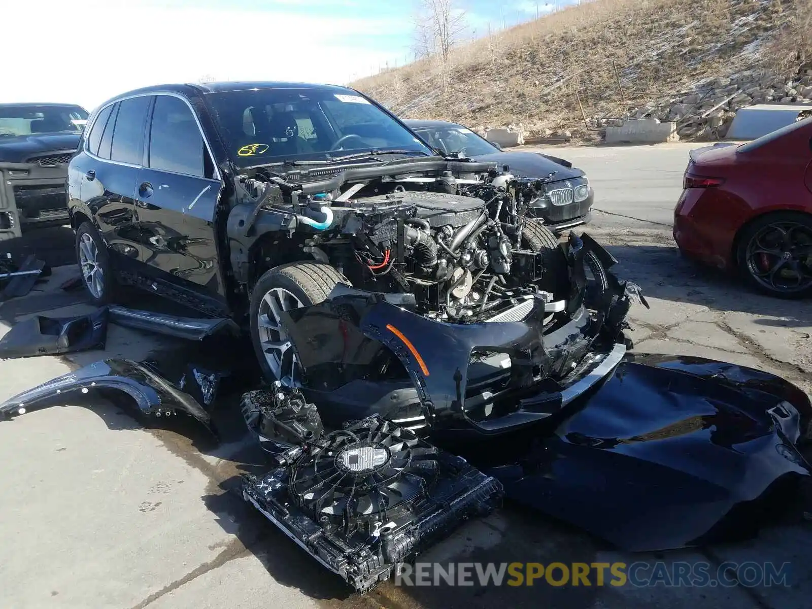 1 Photograph of a damaged car 5UXCR6C57KLL23636 BMW X5 2019