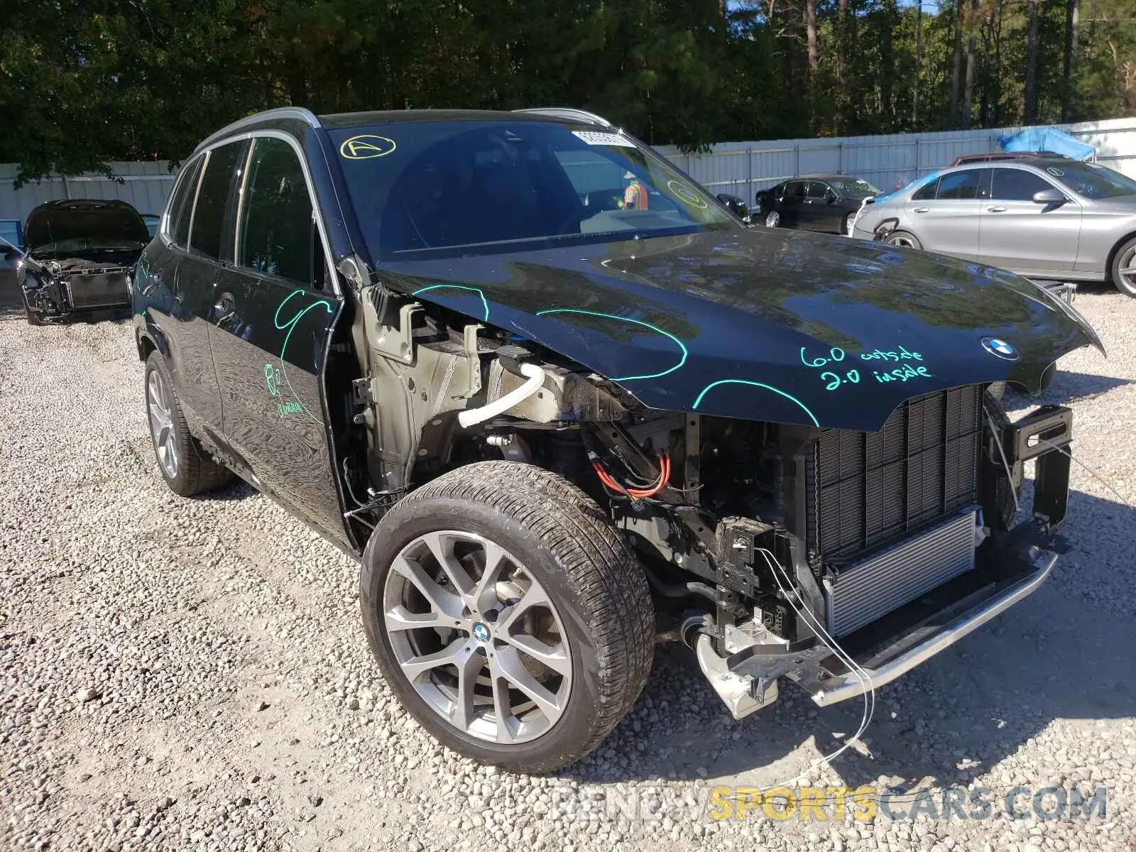 1 Photograph of a damaged car 5UXCR6C58KLL12001 BMW X5 2019
