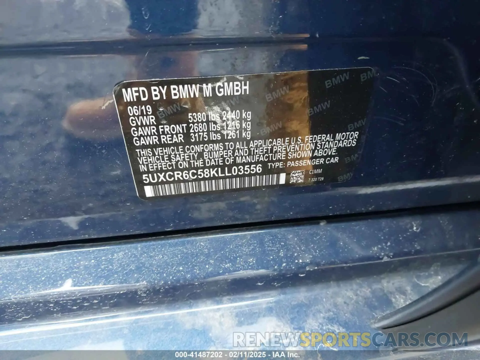 9 Photograph of a damaged car 5UXCR6C58KLL53180 BMW X5 2019