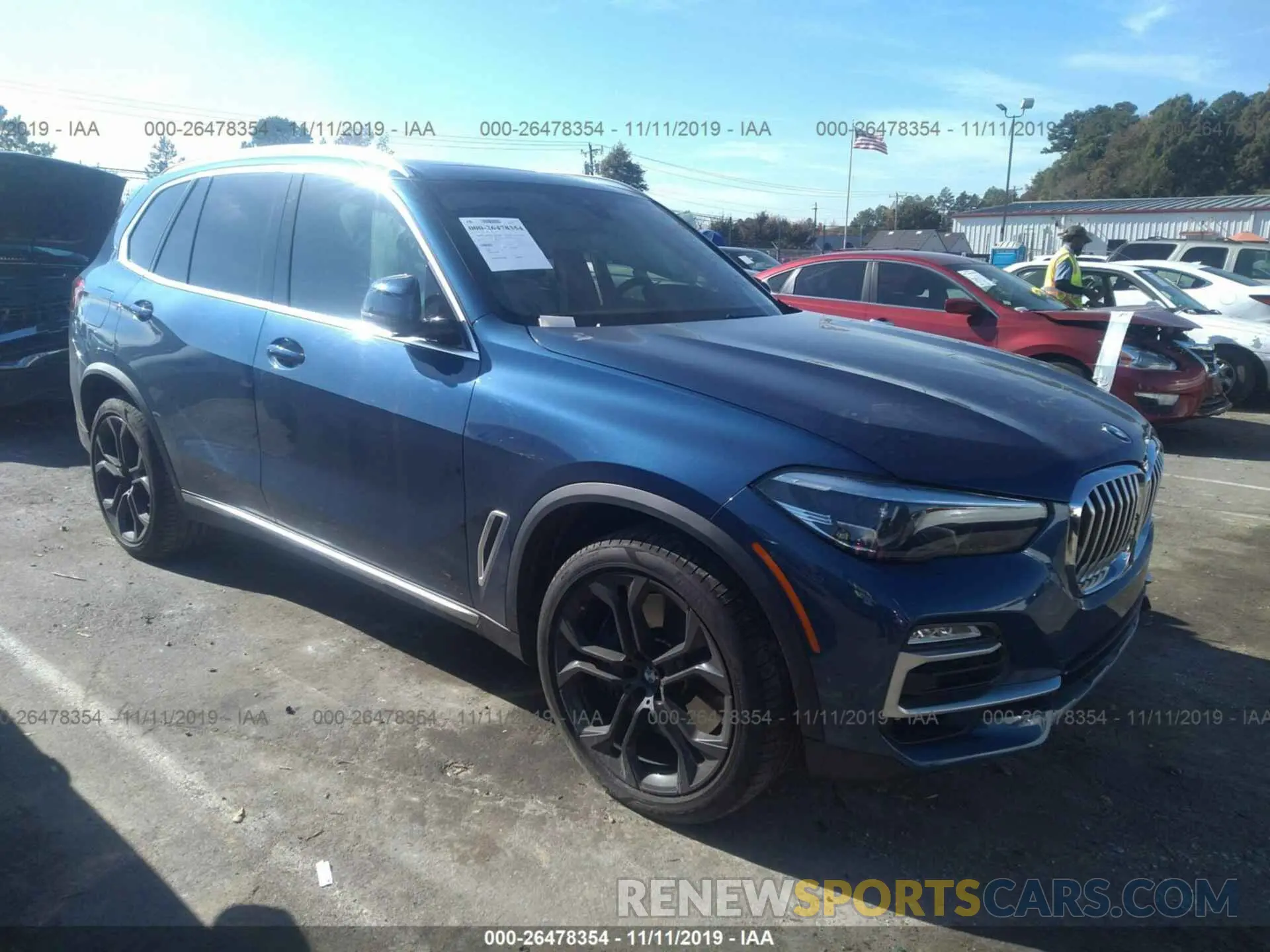 1 Photograph of a damaged car 5UXCR6C59KLK82474 BMW X5 2019
