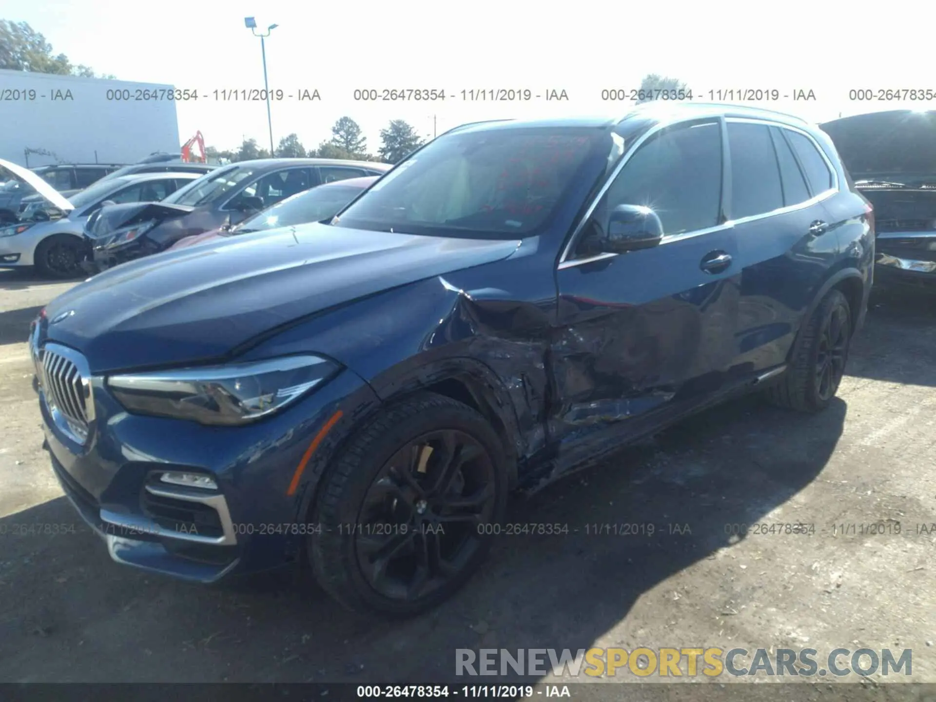 2 Photograph of a damaged car 5UXCR6C59KLK82474 BMW X5 2019
