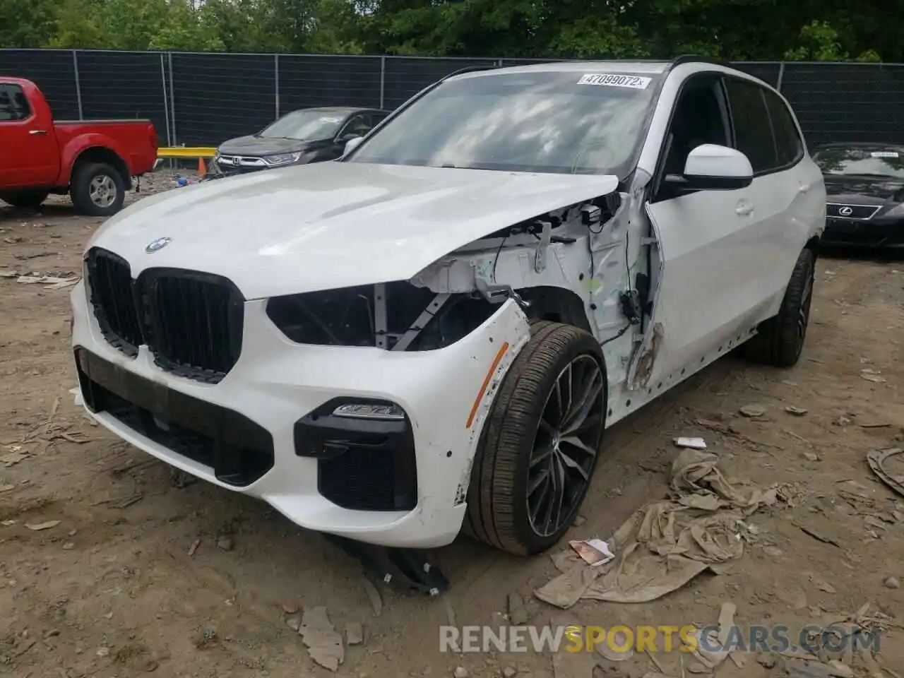 2 Photograph of a damaged car 5UXJU2C57KLB15287 BMW X5 2019