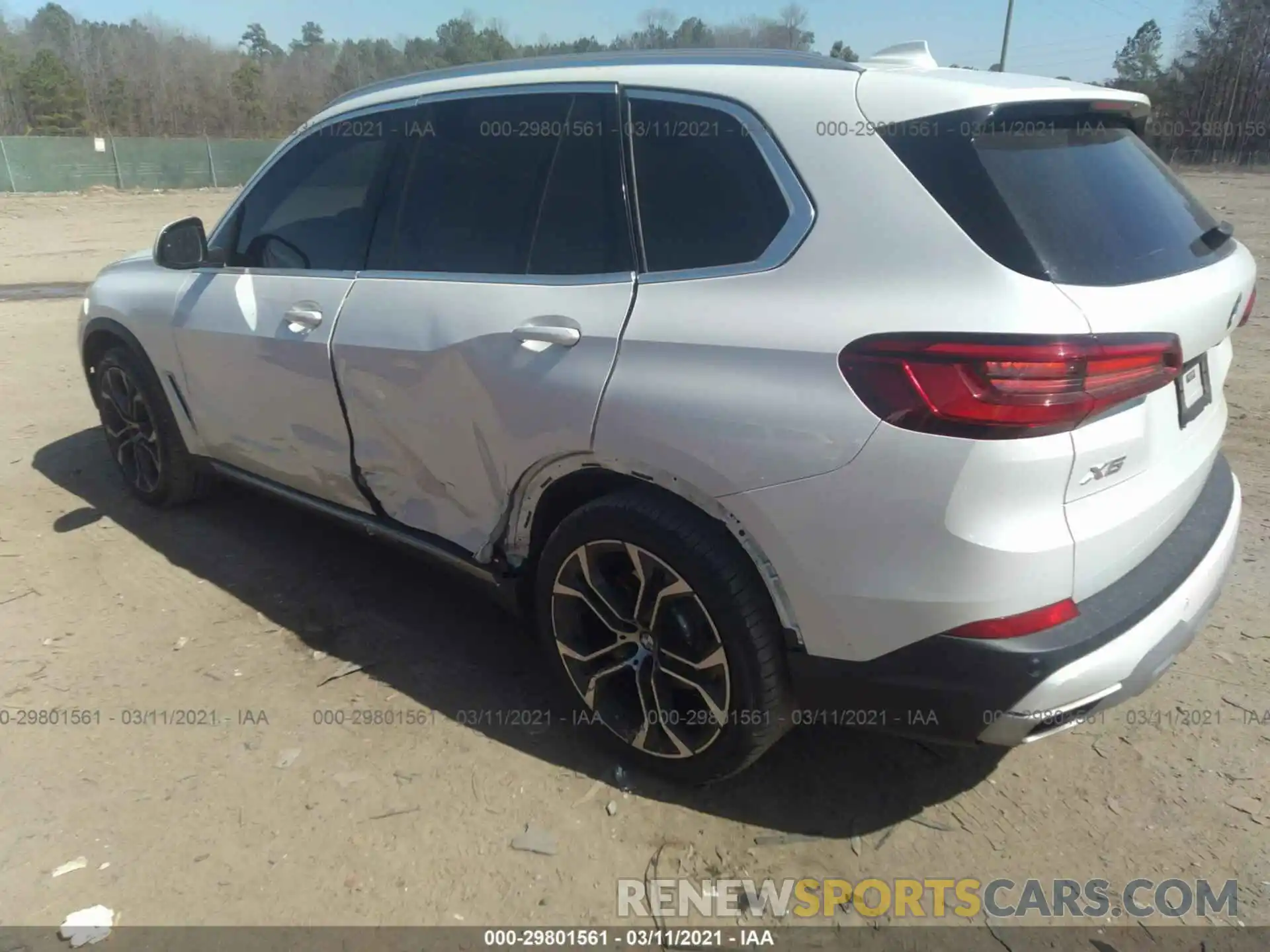 3 Photograph of a damaged car 5UXCR4C02L9B00043 BMW X5 2020