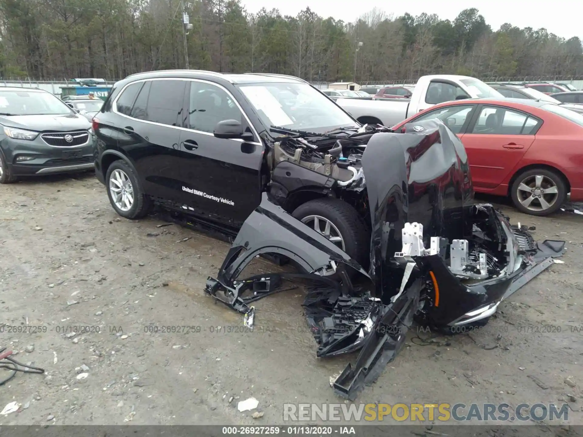 1 Photograph of a damaged car 5UXCR4C06LLE31209 BMW X5 2020