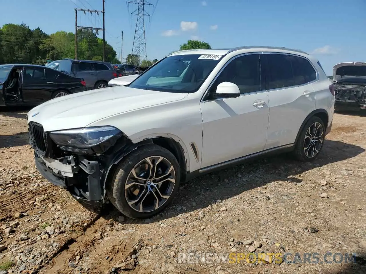 1 Photograph of a damaged car 5UXCR4C07LLW64352 BMW X5 2020