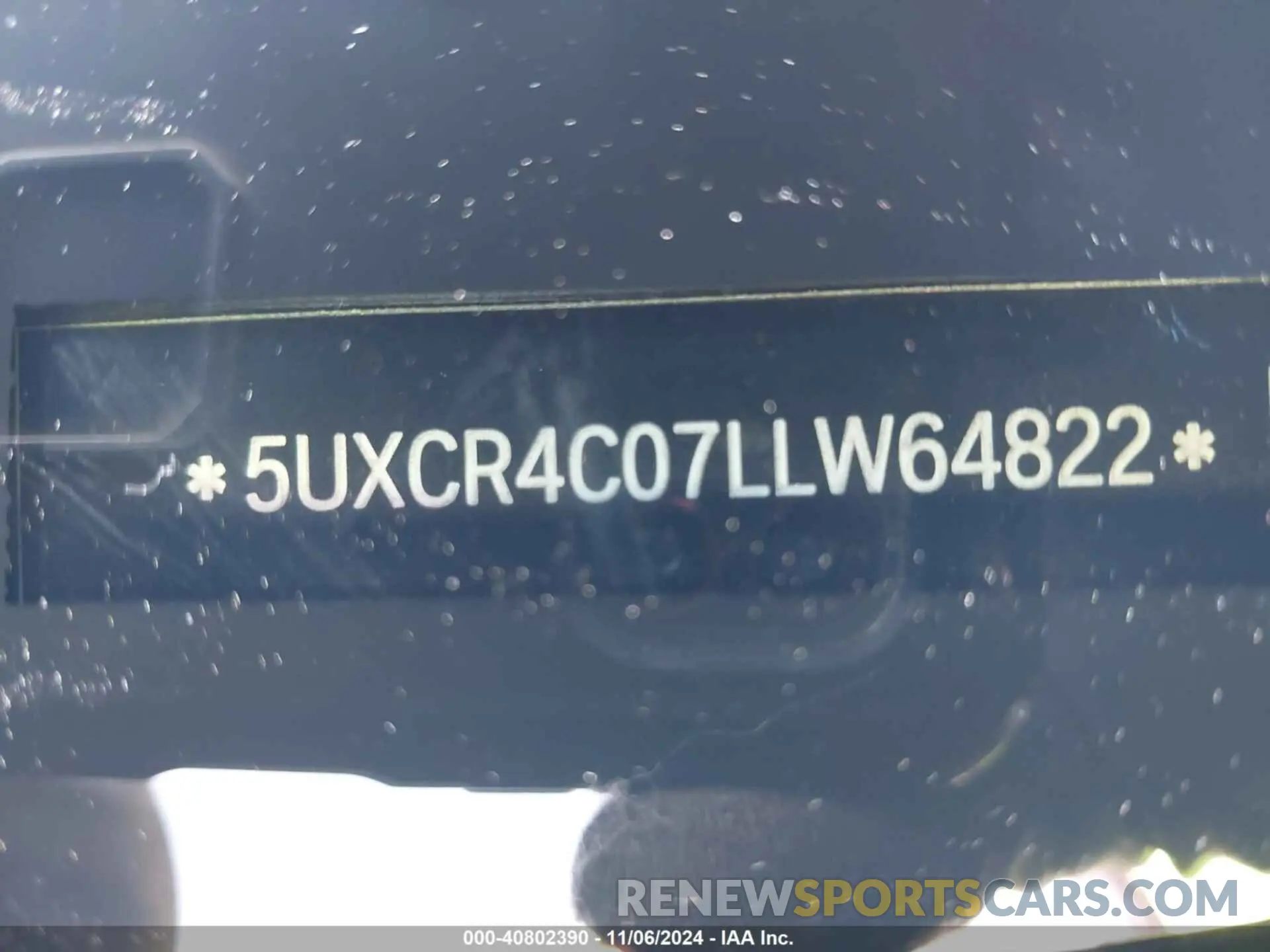 9 Photograph of a damaged car 5UXCR4C07LLW64822 BMW X5 2020
